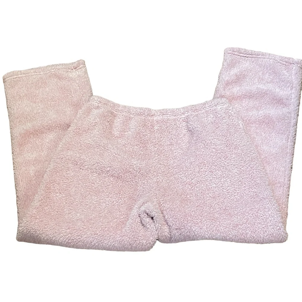 Jaclyn Intimates 2 piece fleece pink pj's,‎ animal motif
